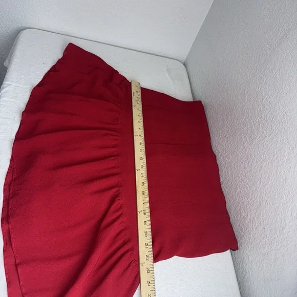 Reformations Dress Red Women 10 Butterfly Cherry Milkmaid Babydoll Maxi Romantic - Picture 13 of 13